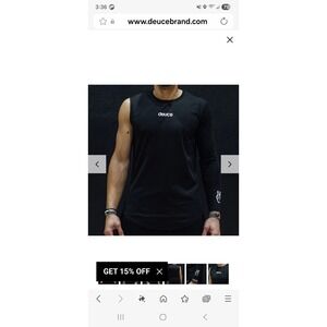 Deuce one Arm Performance Shirt Mens Size 2XL Black